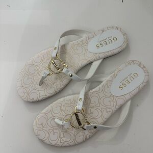 GUESS Mikaelah Women's White Sandals